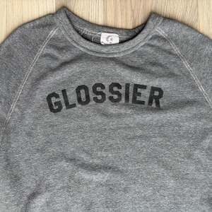 Glossier Lightweight Grey Sweatshirt, Medium